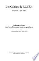 Le facteur culturel dans la traduction des textes pragmatiques