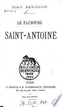 Le faubourg Saint-Antoine