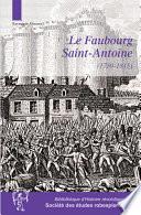 Le faubourg Saint-Antoine