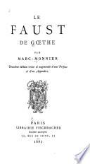 Le Faust de Goethe