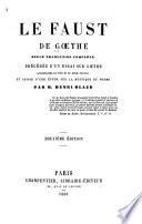 Le Faust de Gœthe