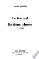 Le Festival