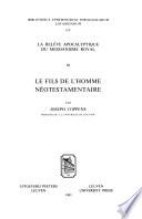 Le fils de l'homme néotestamentaire