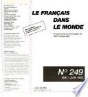 Le Français dans le monde