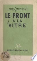 Le front à la vitre