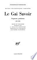 Le Gai savoir