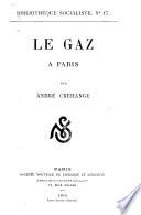 Le gaz à Paris