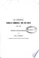 Le général Charles-Emmanuel von der Weid, 1786-1845