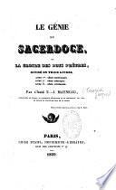 Le génie du sacerdoce, ou la Gloire des bons prêtres, divisé en trois livres...