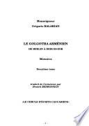 Le Golgotha arménien