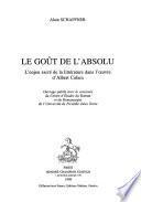 Le goût de l'absolu
