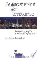 Le gouvernement des technosciences