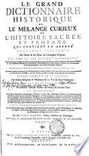 LE GRAND DICTIONAIRE HISTORIQUE