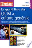 Le grand livre des QCM de culture générale