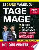 Le Grand Manuel du TAGE MAGE – N°1 DES VENTES – 18 tests blancs + 200 fiches de cours + 2200 vidéos – Édition 2023