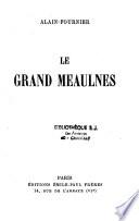 Le Grand Meaulnes