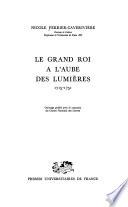Le grand roi à l'aube des lumières, 1715-1751