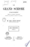 Le grand schisme d'Occident