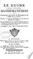 Le guide des jeunes mathematiciens