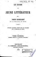 Le guide du jeune littérateur