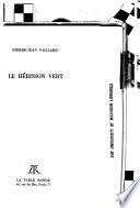 Le hérisson vert