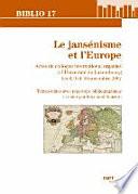 Le jansénisme et l'Europe