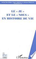 Le je et le nous en histoire de vie