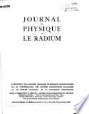 Le journal de physique et le radium