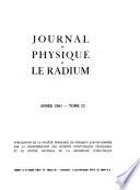 Le Journal de physique et le radium
