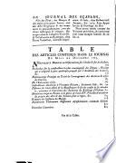 Le journal des sçavans, pour l'anne ...