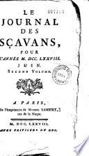Le Journal des sçavans pour l'année...