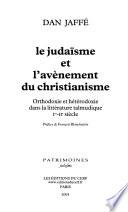 Le judaïsme et l'avènement du christianisme