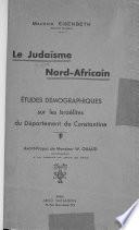 Le judaisme nord-africain