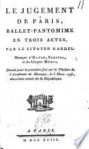 Le jugement de Paris