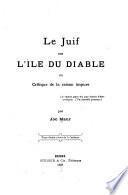 Le juif sur l'Ile du Diable ou Critique de la raison impure