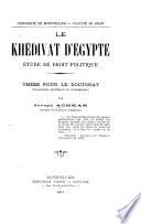 Le Khédivat d'Egypte