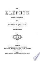 Le klephte, comédie en un acte