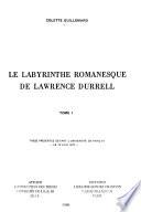 Le labyrinthe romanesque de Lawrence Durrell