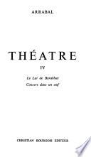 Le Lai de Barabbas. Concert dans un oeuf