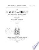 Le langage des étoiles
