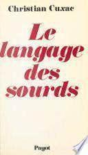 Le langage des sourds