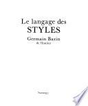 Le langage des styles