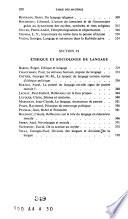 Le langage
