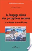 Le langage miroir des perceptions sociales
