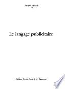 Le langage publicitaire