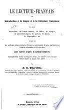 Le lecteur-français; ou, Introduction à la langue et à la littérature françaises