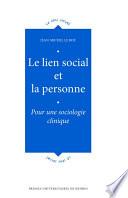 Le lien social et la personne