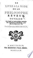 Le livre a la mode, ou, Le philosophe reveur