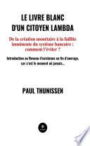 Le livre blanc d'un citoyen lambda