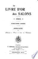 Le Livre d'Or des salons 1905